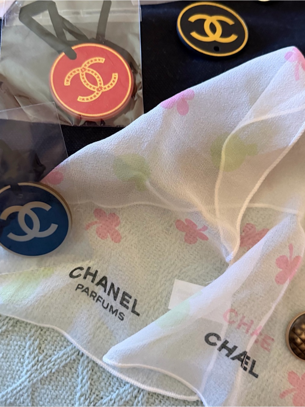 Chanel black canvas Tote New! - Picture 6 of 15